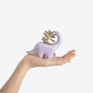 Plantisaurio come hoja mini color Lila
