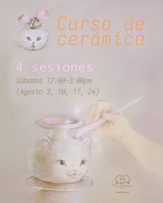 Curso de cerámica presencial